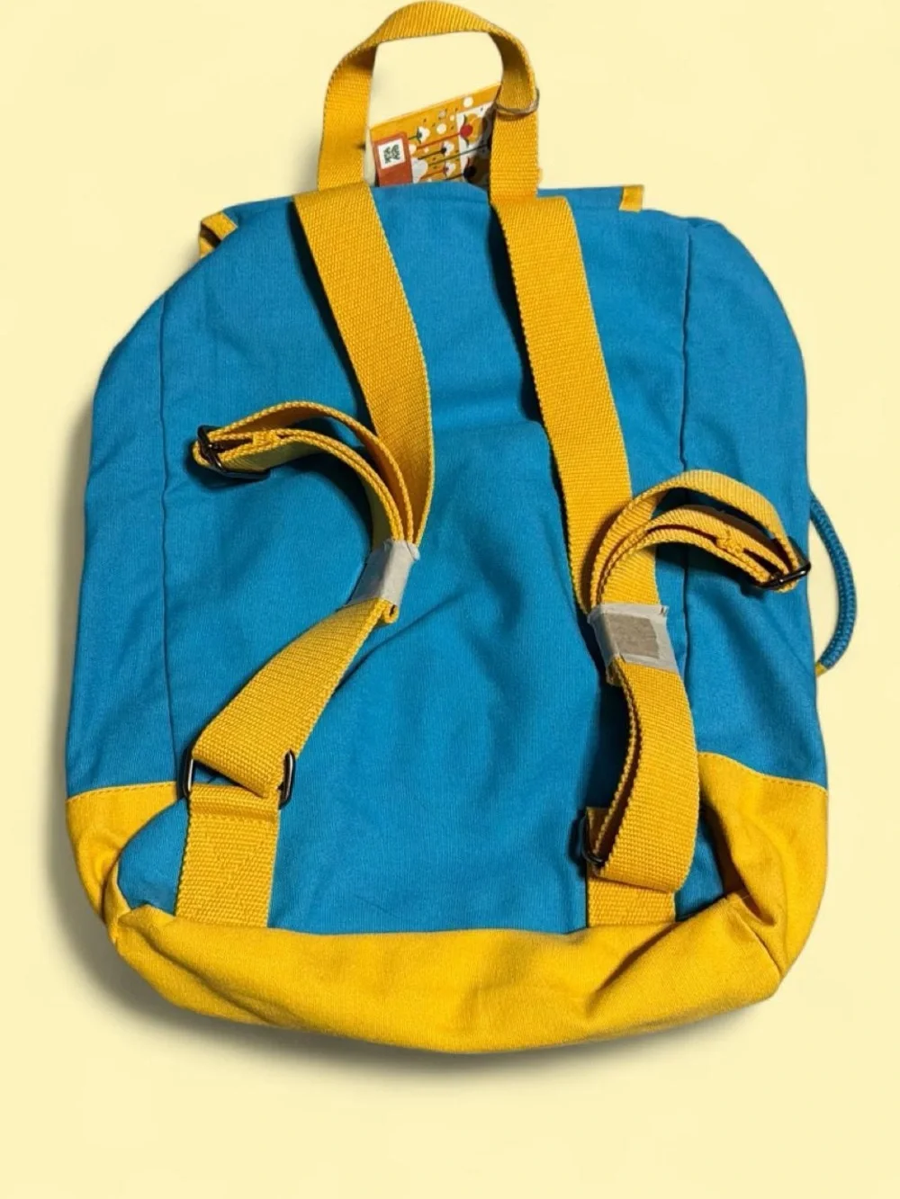 Lucy & Yak Blue and Yellow Finley Casual Backpack